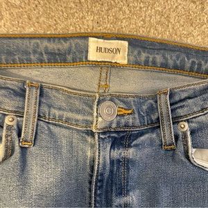 Hudson Ripped Skinny Jeans